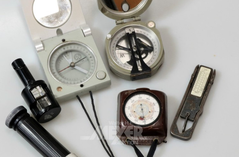 6 versch. tlw. optische Geräte, u.a.: