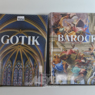 3 Bildbände: Gotik, Barock sowie