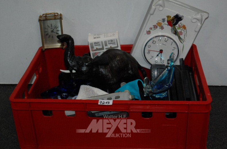 Posten Hausrat: Glasschalen, Porz.-