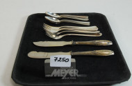 Posten Besteckteile, 800er Silber