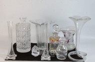 Posten Kristall und Glas: 5 Vasen,