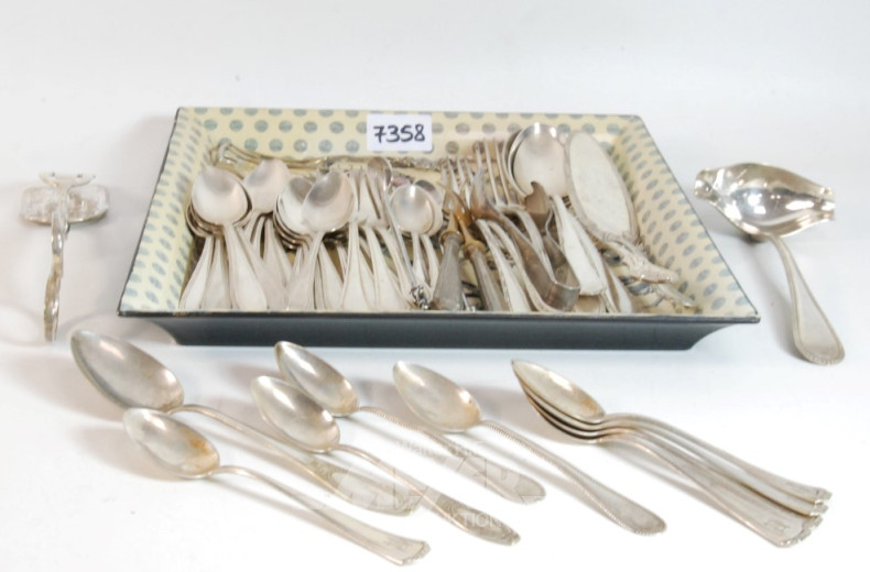 Posten versch. Besteckteile, teilw.