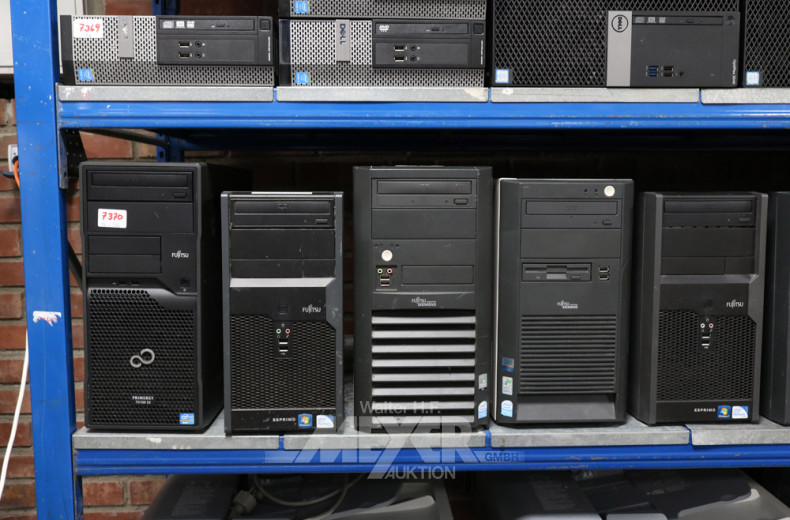 14 Standrechner ''FUJITSU u. DELL''