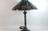 Tischlampe im Tiffanystil, ''Libelle''