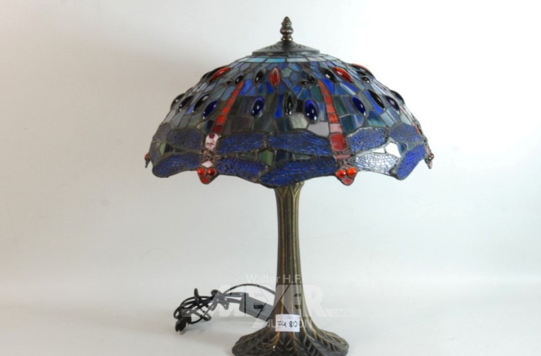 Tischlampe im Tiffanystil ''Libelle''