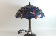 Tischlampe im Tiffanystil ''Libelle''