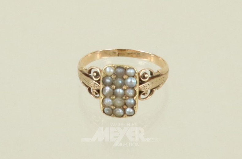 kl. Ring, 585er GG (Säure)