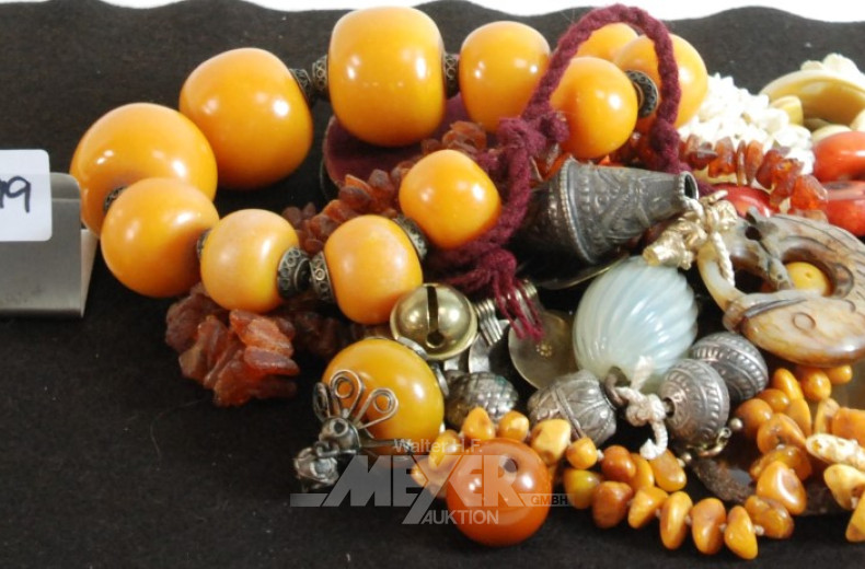 Posten div. Ketten u.a. Bernstein, Horn