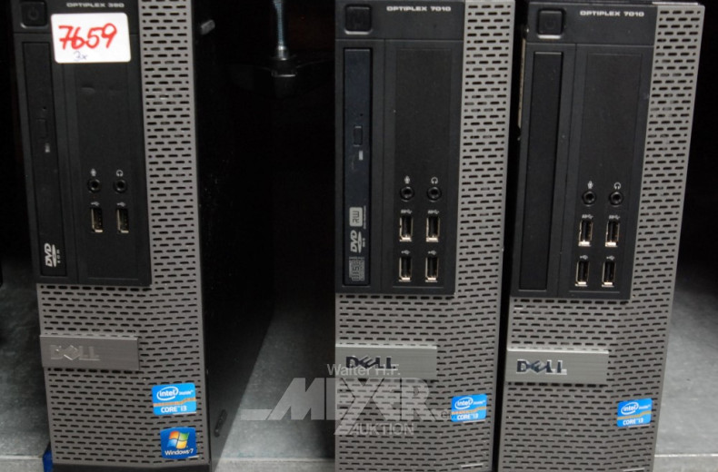 3 Desktoprechner DELL