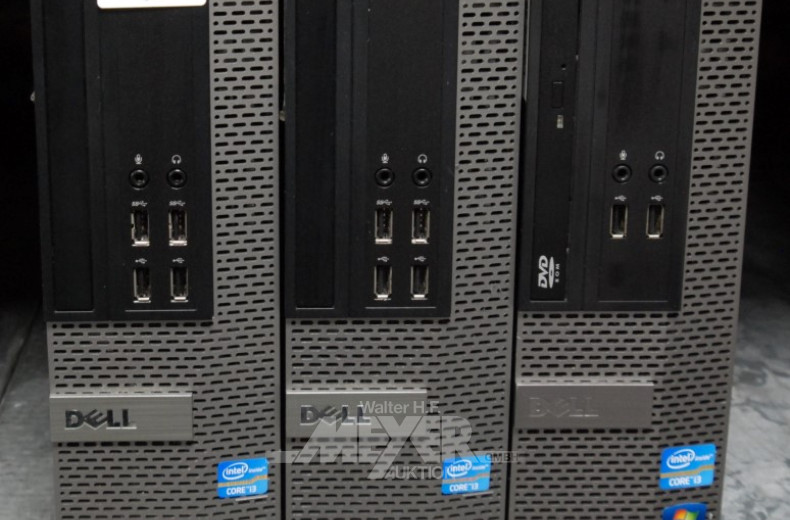 3 Desktoprechner DELL