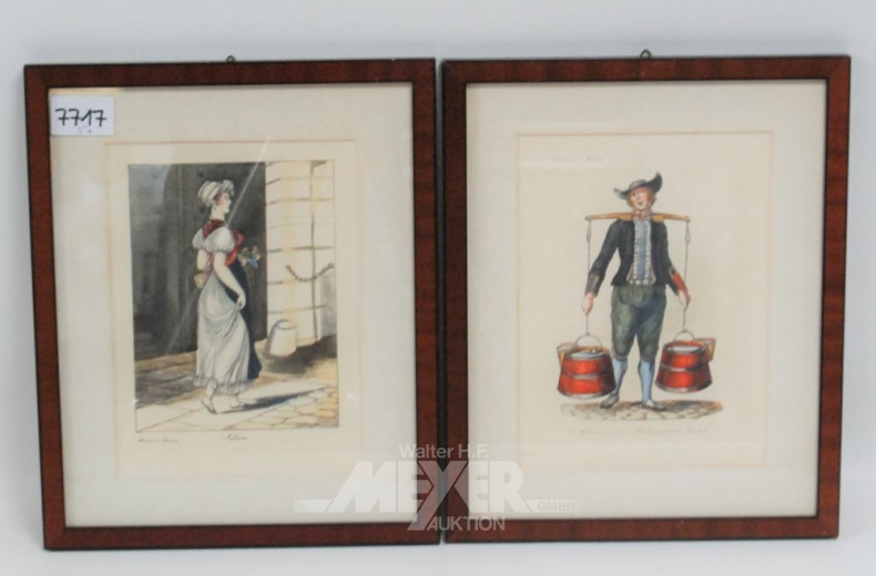 5 div. Bilder, u.a. Hamburgansichten,