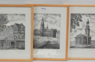 5 div. Bilder, u.a. Hamburgansichten,