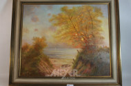 Gemälde ''Seelandschaft''