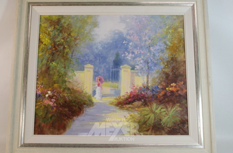 Gemälde ''Dame am Tor'',