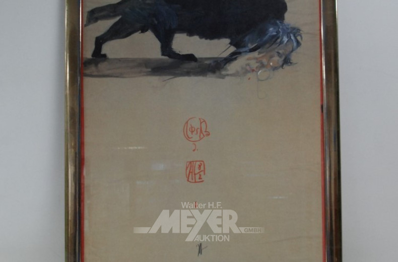 Bild ''Katze mit Janssens Kopf''