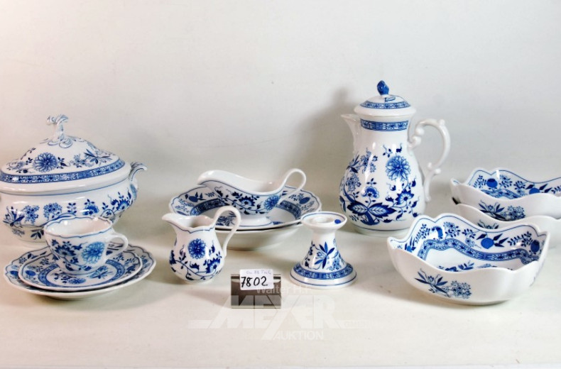 umfangr. Kaffee- u. Speise-Service