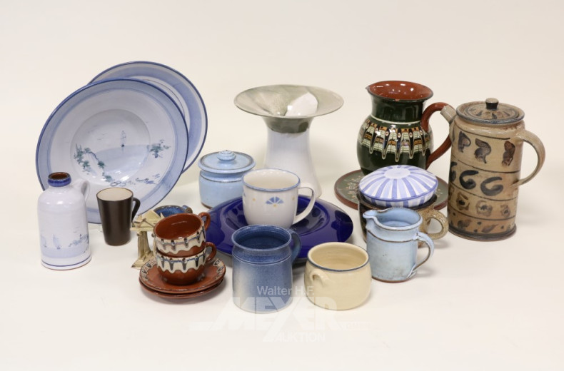 Posten versch. Keramik-Deko: