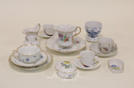 Posten versch. Porzellanteile, MEISSEN: