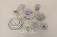 Posten versch. Porzellanteile, MEISSEN: