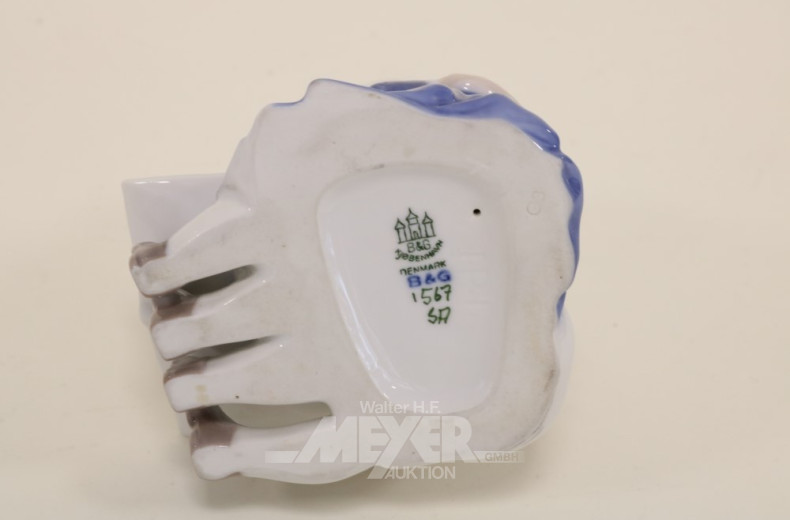 Porzellan-Figur ''Lesende Kinder'', B & G