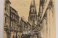 Lithographie ''Stadtansicht''