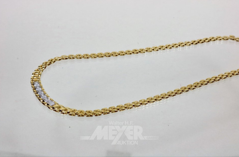 Gliederhalskette, 585er GG