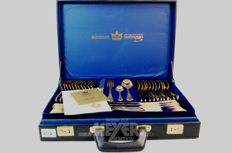 Besteck SBS, 24 ct. Hartvergoldet