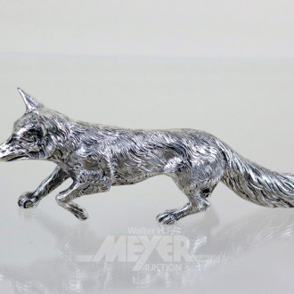 Silberfigur ''Fuchs'', 835er Silber
