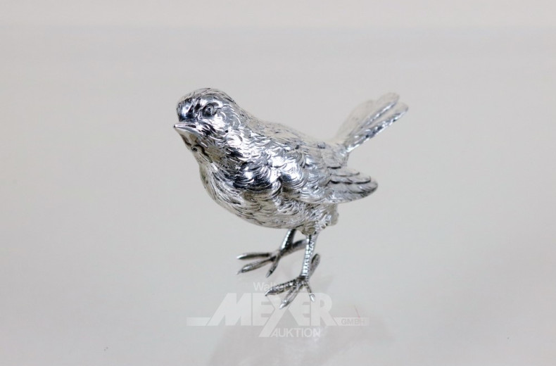 Silberfigur ''Vogel'', 835er Silber