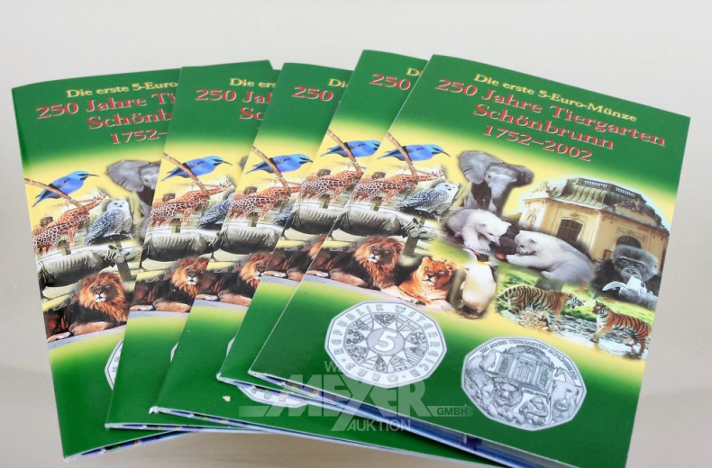 5 Münzen, ''250 Jahre Tiergarten