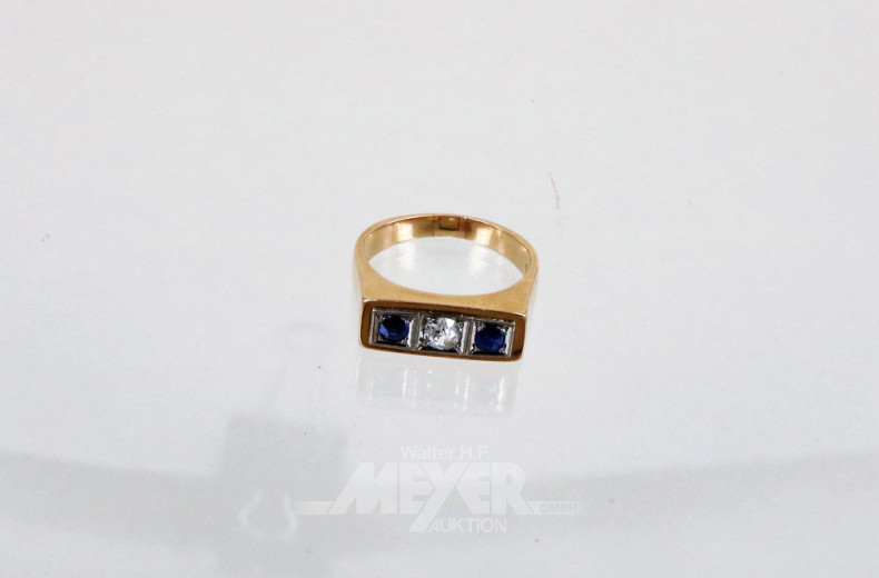 Damenring, 585er GG,