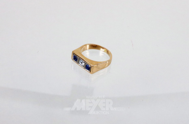 Damenring, 585er GG,