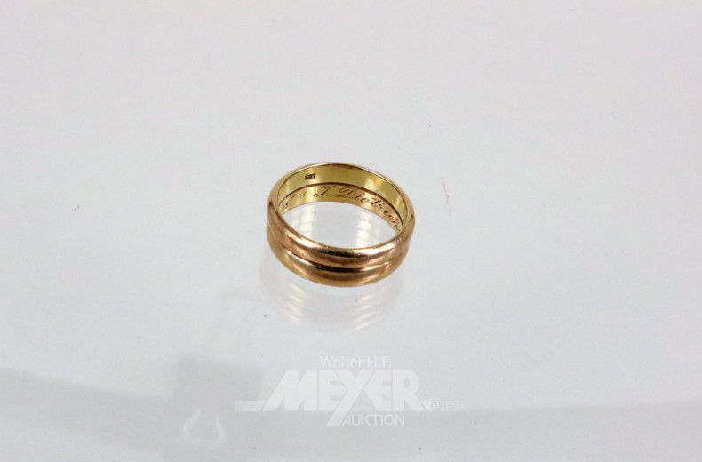 Damenring, 585er GG