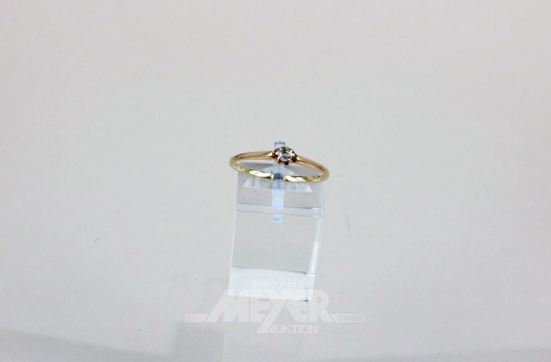 Damenring, 585er GG, mit 1