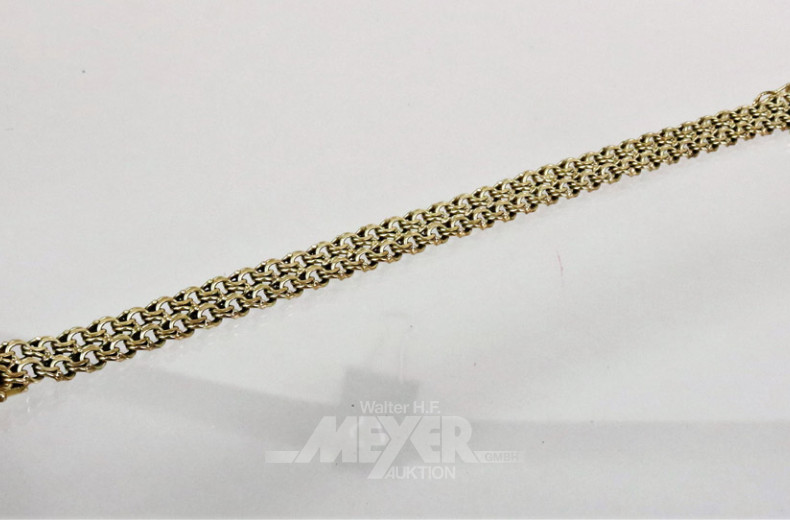 Kettenarmband, 585er GG