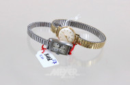 2 Damenarmbanduhren mit Fixo-Flex-Band