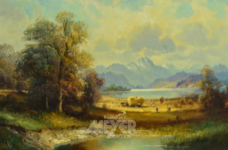 Gemälde ''Ernte am Kochsee''