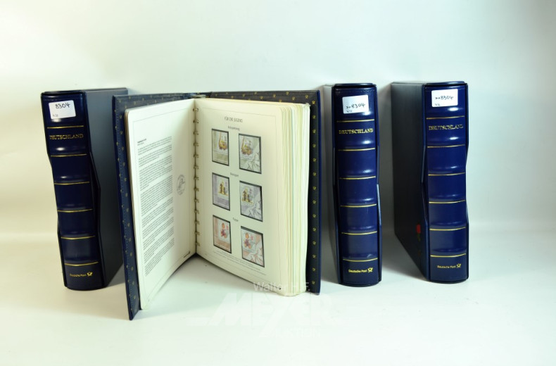 4 Alben Briefmarken ''Deutschland''