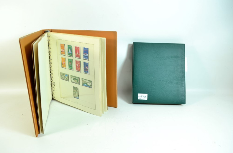 Album Briefmarken, braun