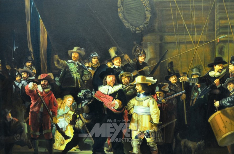 Gemälde/ Kopie ''Nachtwache''