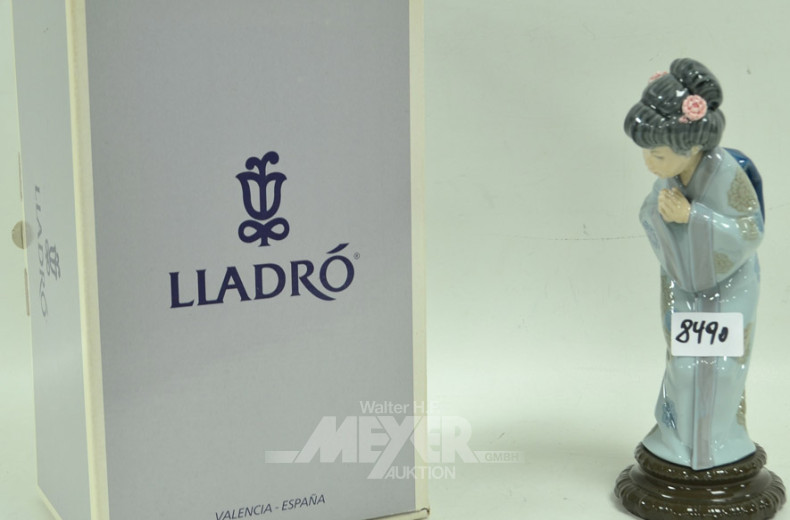 Porzellanfigur, Lladro, ''Chinesin''