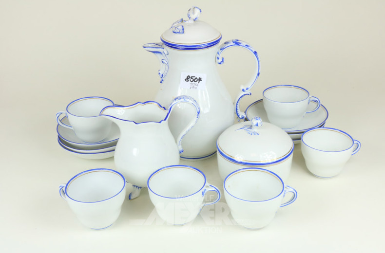 Porz.-Kaffee-Service, MEISSEN,