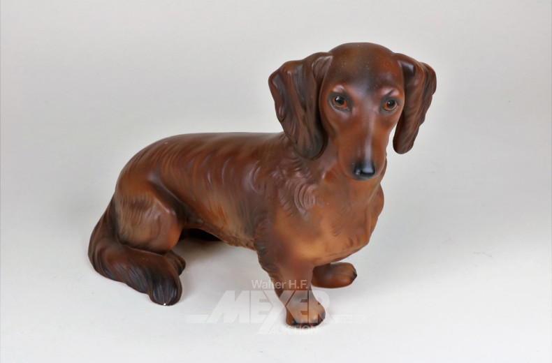 Porz.-Figur, GOEBEL ''Dackel'',