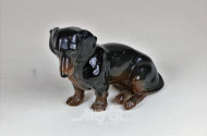 Porz.-Figur, ENS ''Dackel, Höhe: 12 cm