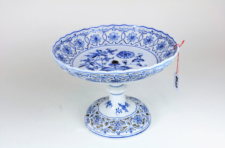 Porz.-Tischaufsatz, Zwiebelmusterdekor