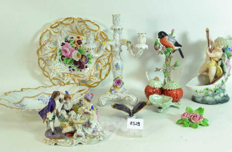 Posten Porzellandekorationen, versch.