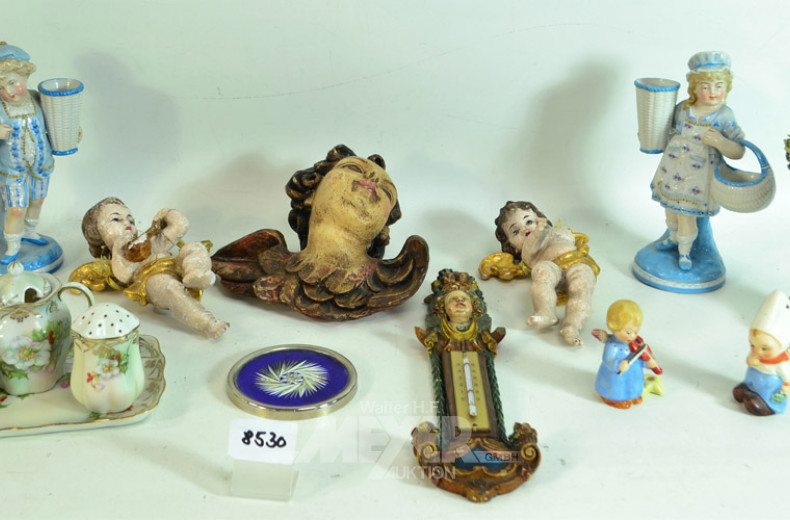 Posten Porzellandekorationen, versch.