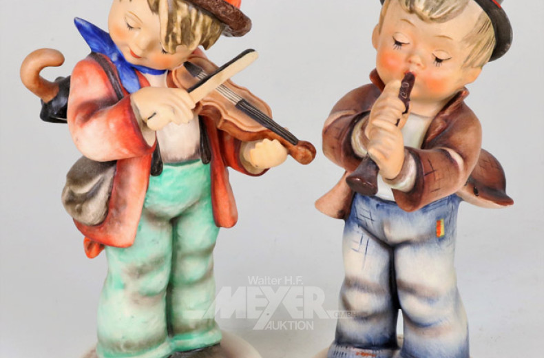 2 Porz.-Figuren, GOEBEL ''Musikanten''