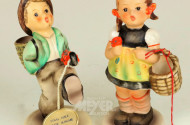2 Porz.-Figuren, GOEBEL ''Junge u. Mädchen