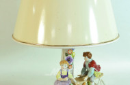 Porz.-Tischlampe, vermutl. DRESDEN,